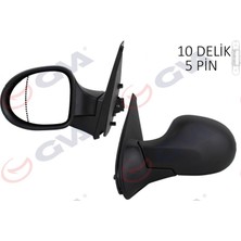 GVA Diş Dikiz Aynasi Sol Symbol Thalia 08 Elektrikli Isitmali Asferik 5 Fiş VM-6124EHAL 18051