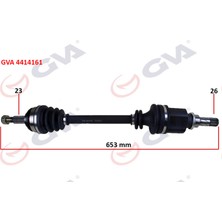 GVA Komple Aks Sol Clio Iii 1.5 Dci 05- Logan 1.4-1.6-1.5 Dci 07- 653MM 18051