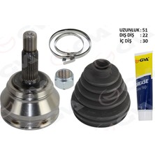 GVA Aks Kafasi Diş Golf3-Classic-Cordoba 1.6-1.8 91- Aft-Abs 1.6-1.8 18051