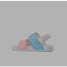 Vicco Krixi Kız Çocuk Beyaz-Pembe Phylon Sandalet