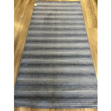 Mavi Çizgili Kilim - Retro Mutfak ve Koridor Halısı - Cool 402