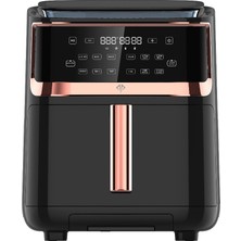 Trident TSAF701 7 Lt Buharlı Airfryer + 3 Yıl (2+1) Üretici Garantili Siyah