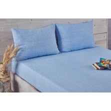 Özcan Tasarım 180 x 200 Çift Kişilik Lastikli Çarşaf Takımı Battal Boy