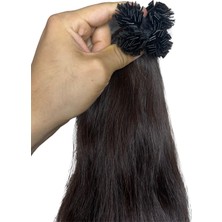 Halit Can HairKing 65cm 2 Numara(Çikolata Kahve)200adet, 120gr ,Mikro Kaynak [100% Gerçek Insan Saçı]