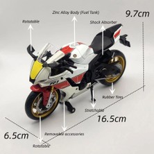 Cacao 1/12 Yamaha YZF-R1M Oyuncak Motosiklet Rmz City Döküm Metal Modeli (Yurt Dışından)