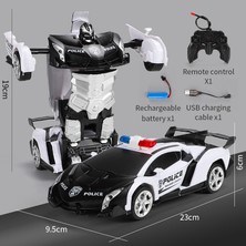 Cacao Ikisi Bir Arada Elektrikli Uzaktan Kumandalı Araba Dönüşüm Robotu Tek Tuşla Dönüşüm Araba Dış Mekan Uzaktan Kumandalı Spor Araba (Yurt Dışından)