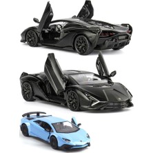 Cacao 1/43 Lamborghini Sina Yarış Oyuncak Araba Modeli Rmz City Döküm Minyatür Serbest Tekerlek Geri Çekin (Yurt Dışından)