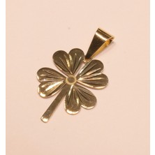 Güler Kuyumculuk Altın Yonca Kolye Ucu