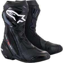 Alpinestars  Supertech R Korumalı Spor Motosiklet Botu Siyah