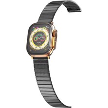 Newface Apple Watch 44MM Made Metal Kordon - Siyah 277097