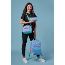 Coral High Derin Mavi Renkli 3’lü Okul Çanta Seti SET0123641