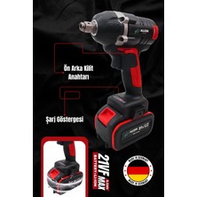 Allizer German Allizer 450 Nm Somun Sıkma Kırmızı