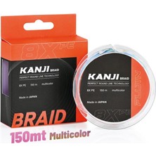 Fujin Kanji 8x 150MT  0.185MM Multi Color Ip Misina