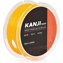 Fujin Kanji 8x 150MT  0.148MM Orange Ip Misina