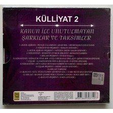 Külliyat 2 Kanun Ile Unutulmayan Şarkılar ve Taksimler CD (Jelatininde Sıfır Orjnal Dönem Baskı Cd)