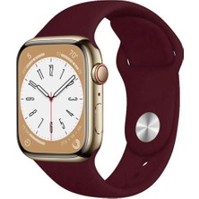 Aet Apple Watch Uyumlu Seri 42-44-45-49MM Spor Silikon Kordon ( Saat Değildir )