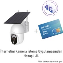 RXR C28 4G Sim Kartı Destekli Solar Panelli Sim Kartlı Güneş Enerjili Kamera