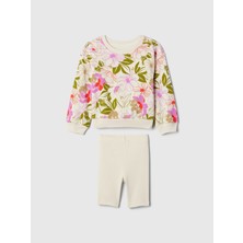 Gap Kız Bebek Çok Renkli Desenli Outfit Set
