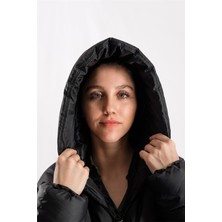Gils Butik Siyah Oversize Şişme Mont