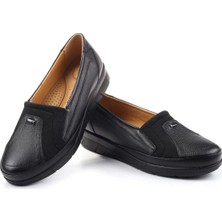 Walkenzo 3770 Kadın Ortopedik Taban Deri Ayakkabı