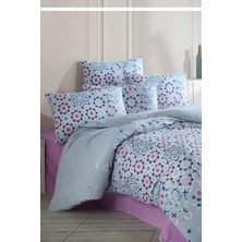 Çeyiz Diyarı Ayşın Çift Kişilik Nevresim Takımı Mor