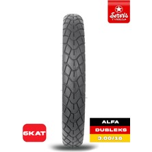 Servis Tyres 3,00-18 Alfa Servis Tyres Motosiklet Lastik