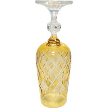 Bohemia Lorenzo 180ML Kristal 1 Adet Bardak Kadeh Takımı (Sarı)