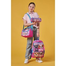 Coral High Kids Pembe Köpek Desenli 3’lü Okul Çanta Seti SET0123750