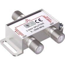 BK Teknoloji 1 Giriş 2 Çıkış Uydu Çoklayıcı 1/2 Splitter 5-2500 Mhz