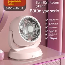 Shi Mei Yeni USB Elektrikli Fan Ev Şarj Ofis Masaüstü Sirkülasyon Fanı Öğrenci Yurdu Yaz Masa Fanı (Yurt Dışından)