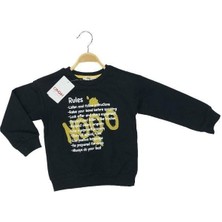 Çikoby Erkek Çocuk Pamuklu Ince Uzun Kollu Rules Tshirt