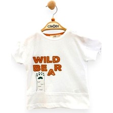 Çikoby Erkek Bebek Pamuklu Kısa Kollu Tshirt