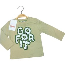 Çikoby Erkek Bebek Pamuklu Ince Uzun Kollu T-Shirt