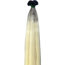 Halit Can HairKing 55CM Uzbek Ömbre H4( 8.1/613 Platin ) 200ADET, 120GR ,mikro Kaynak [100% Gerçek Insan Saçı]