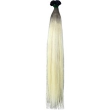 Halit Can HairKing 55CM Uzbek Ömbre H4( 8.1/613 Platin ) 200ADET, 120GR ,mikro Kaynak [100% Gerçek Insan Saçı]