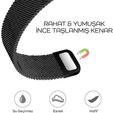 Kip GSM Xiaomi Redmi Watch 3 Active Milano Loop Mıknatıslı Paslanmaz Örgü Metal Kordon