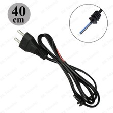 2 Telli Açık Uçlu Lehimlenebilir Power Güç Kablosu - 40CM