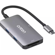 UltraTekno Onten Serisi OTN-91182 Usb-C Çoklu Kart Okuyucu MacBook Tablet Pc Uyumlu Card Reader