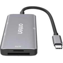 UltraTekno Onten Serisi OTN-91182 Usb-C Çoklu Kart Okuyucu MacBook Tablet Pc Uyumlu Card Reader