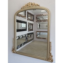Ayna Denizi Lady Shiny Gold Model Platin Altın Renk Dekoratif Ayna