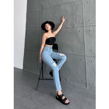 Shop My Açık Mavi Gold  Jean Pantolon