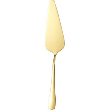 Chavin 1010 Paslanmaz Çelik Gold Pasta Spatula Kek Sunum CIN748SR