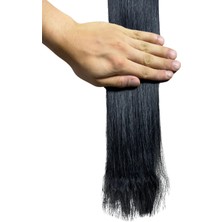 Halit Can HairKing 70CM Uzbek Doğal, 100ADET, 100GR ,mikro Kaynak [100% Gerçek Insan Saçı]