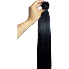 Halit Can HairKing 70CM Uzbek Doğal, 100ADET, 100GR ,mikro Kaynak [100% Gerçek Insan Saçı]