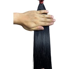 Halit Can HairKing 70CM Uzbek Doğal, 100ADET, 100GR ,mikro Kaynak [100% Gerçek Insan Saçı]