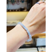 Luna Jewellery Akuamarin Doğal Taşlı Bileklik