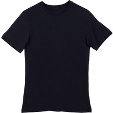 Neleral Oversize Bisiklet Yaka Unisex Kısa Kollu Basic Tshirt