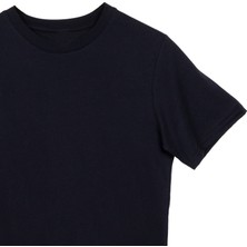 Neleral Oversize Bisiklet Yaka Unisex Kısa Kollu Basic Tshirt