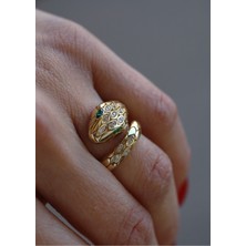 Yenigün Kuyumculuk 14 Ayar Altın Yılan Yüzük