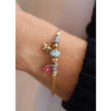 Yenigün Kuyumculuk 14 Ayar Altın Yıldız  Bileklik